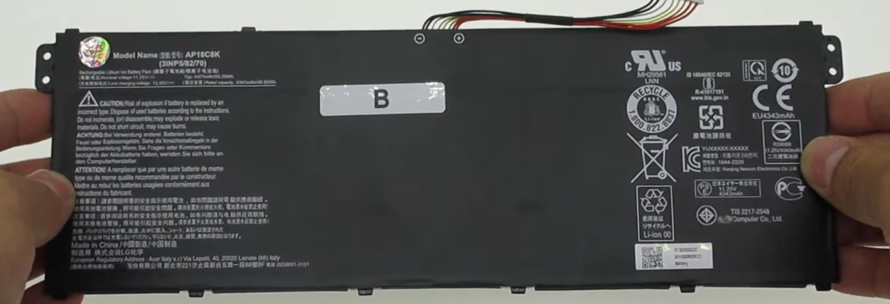 Battery for Acer Aspire 3 A315-44P-R53H