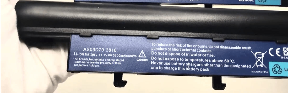 Battery for Acer Aspire 3810T-353G25N