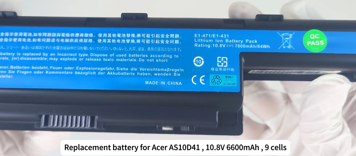 Battery for Acer Aspire 4750-6495